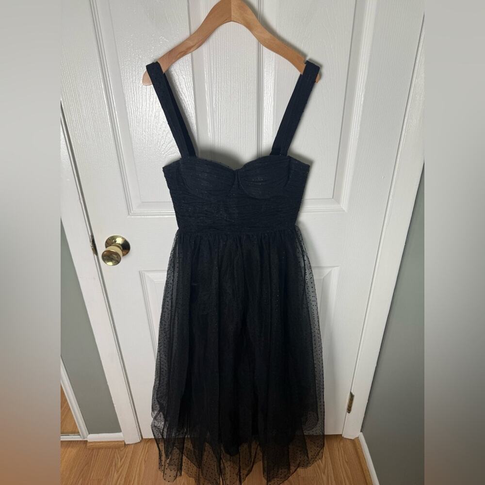 Zimmermann Tulle Midi Dress in Black 1 / 6 - Picture 2 of 10